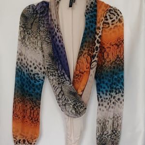 NWOT MARCIANO animal print body suit Size M